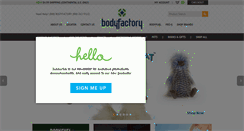 Desktop Screenshot of bodyfactory.com